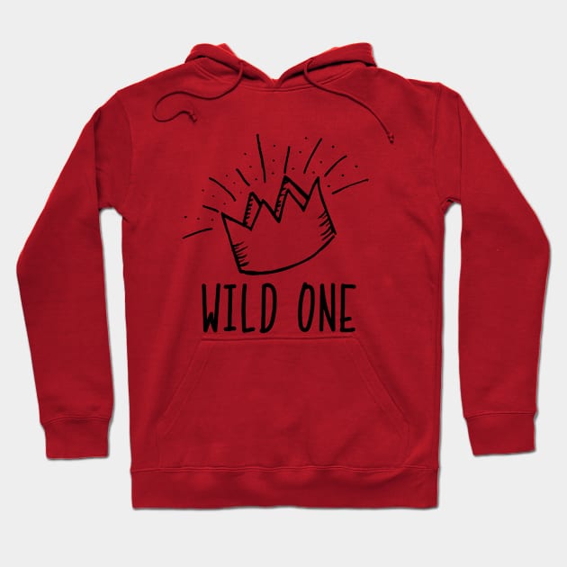 Wild One Hoodie by MiniMoosePrints